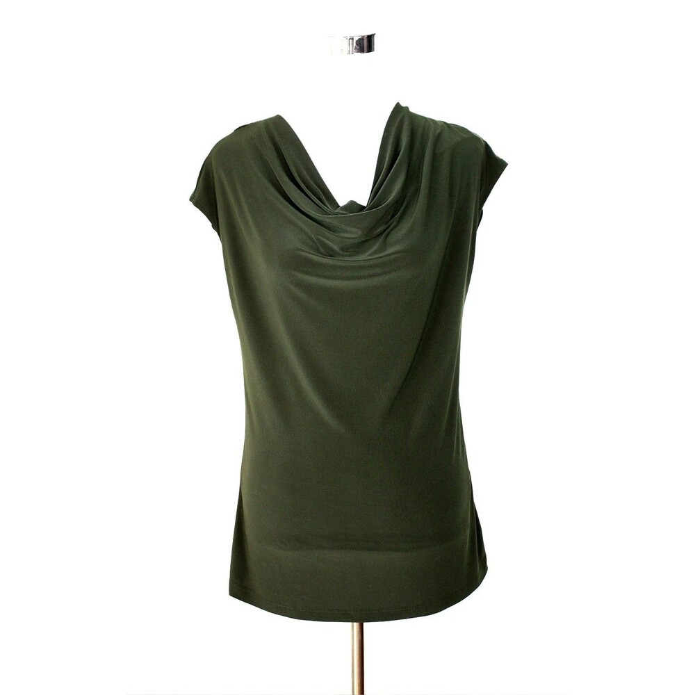 Fairycore Y2K SUZIE IN THE CITY Knit Top Sz. M Dark Green Lace Dark Romantic #02